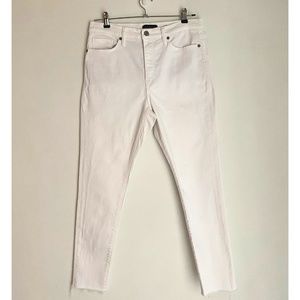 Banana Republic Women’s White High-Rise Skinny Denim Jeans [US 30P]